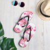 Regalviese Flip-Flops MHAYHTF featuring a heart-themed design from the MY HEART AND YOUR HEART TOGETHER FOREVER Collection.