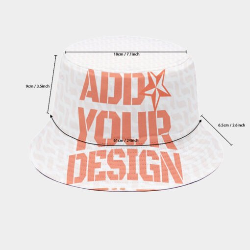 Bucket Hat MHAYHTF Pink Design - Image 3