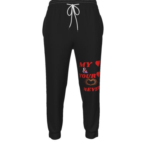 Kid's Casual Black Pants With Red Design from MHAYHTF Collection at Regalviese