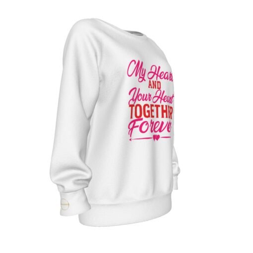 Women's Sleeve Sweatshirt White MHAYHTF - Image 3