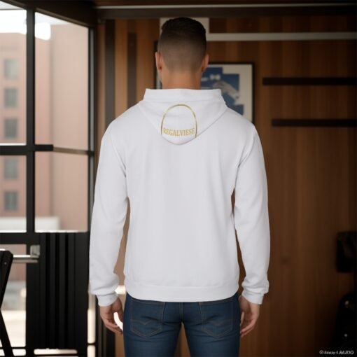 Men's Pullover Hoodie MHAYHTF Pink - Image 4