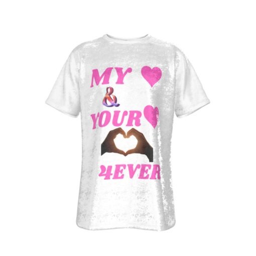 Men's Pink Velvet T-Shirt with MHAYHTF Design by Regalviese