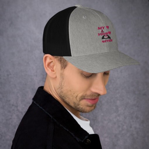 MHAYHTF Trucker Cap Pink Design - Image 38