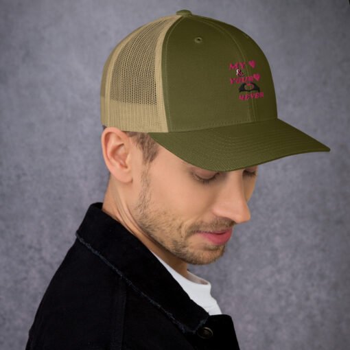 MHAYHTF Trucker Cap Pink Design - Image 44
